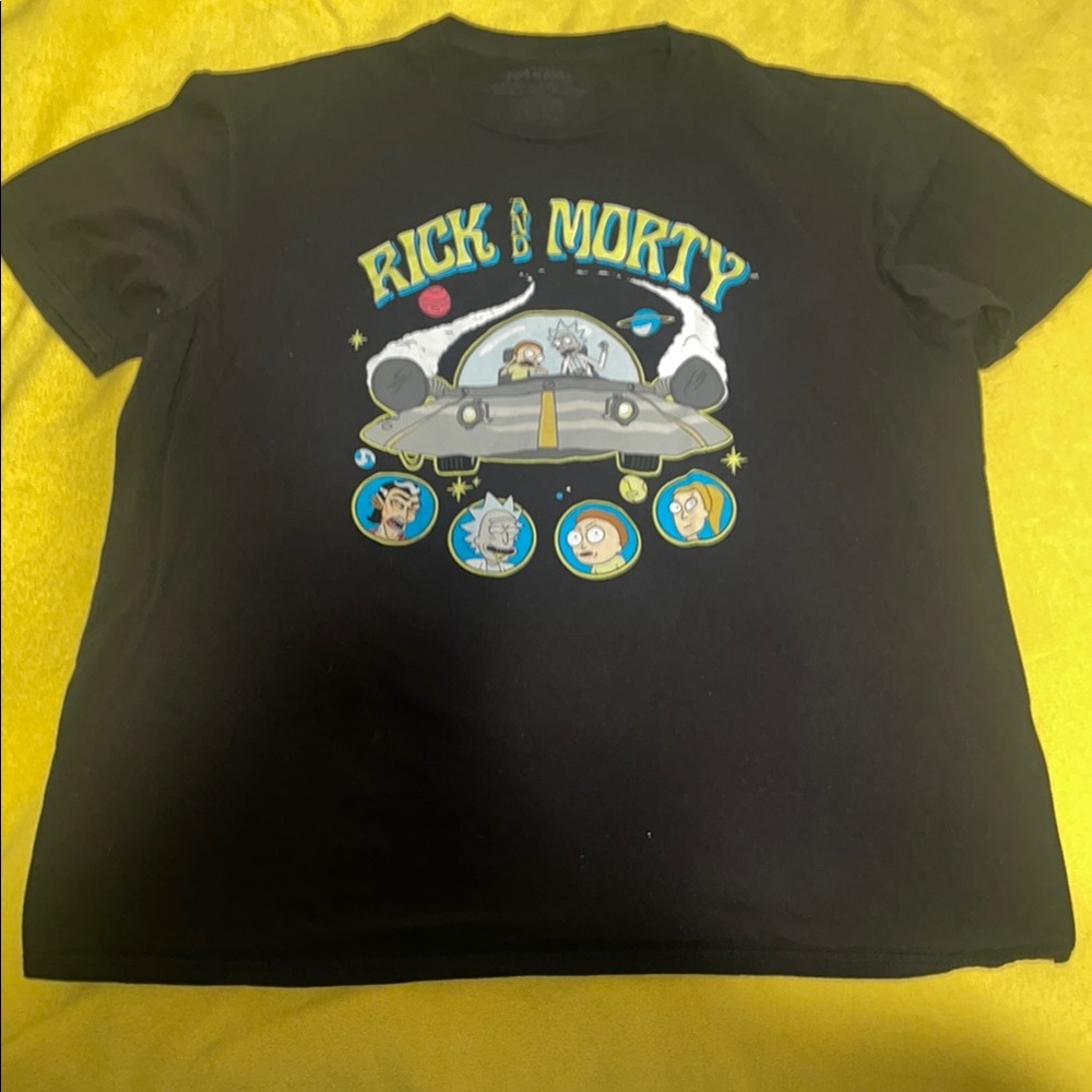 Rick and Morty Black T-Shirt